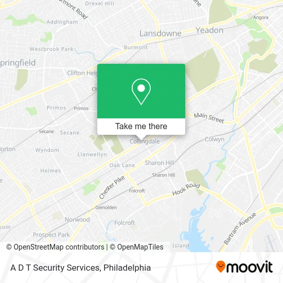 A D T Security Services map
