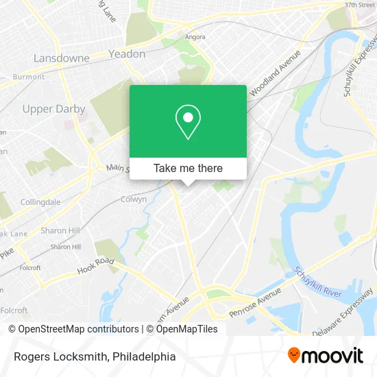 Rogers Locksmith map