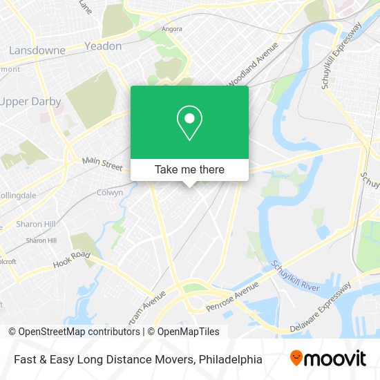 Fast & Easy Long Distance Movers map