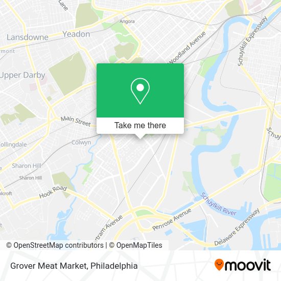 Mapa de Grover Meat Market