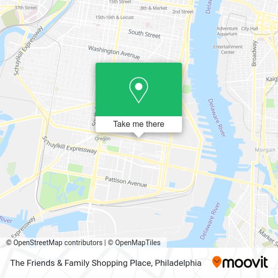Mapa de The Friends & Family Shopping Place