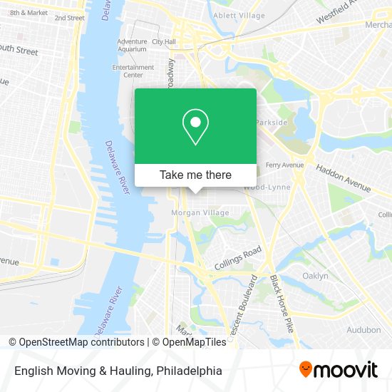 Mapa de English Moving & Hauling