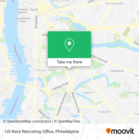 Mapa de US Navy Recruiting Office