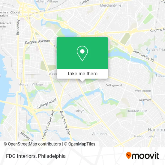 FDG Interiors map