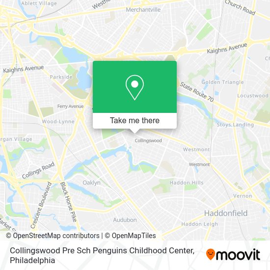 Mapa de Collingswood Pre Sch Penguins Childhood Center