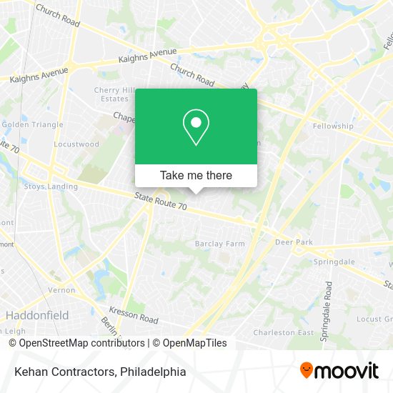 Kehan Contractors map