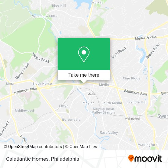 Calatlantic Homes map