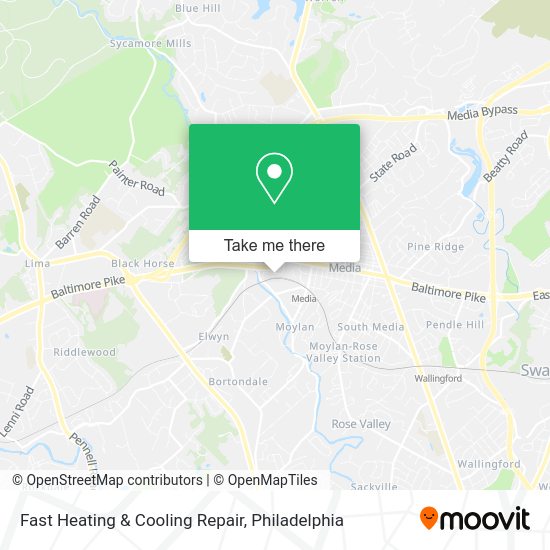 Fast Heating & Cooling Repair map