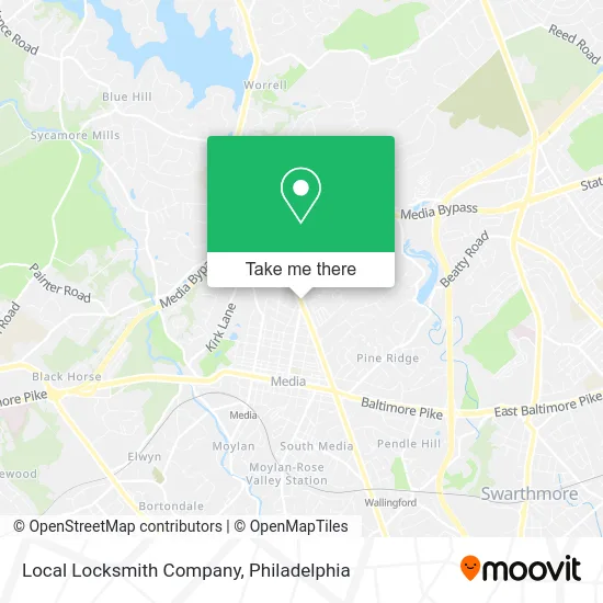 Local Locksmith Company map