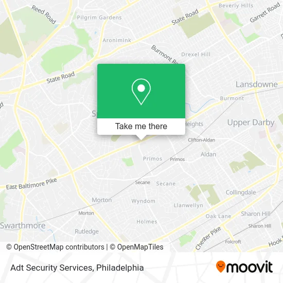 Adt Security Services map