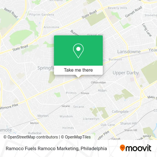 Ramoco Fuels Ramoco Marketing map