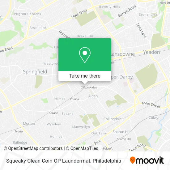 Squeaky Clean Coin-OP Laundermat map