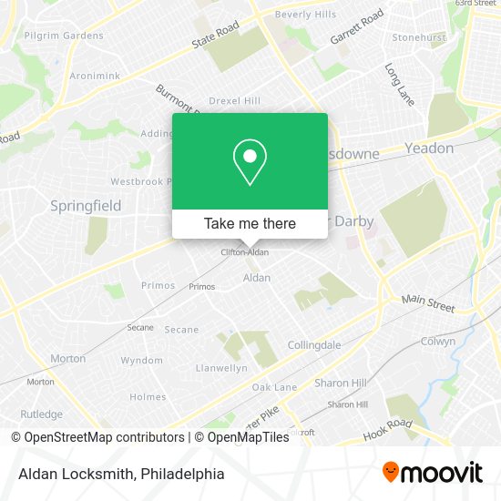 Mapa de Aldan Locksmith