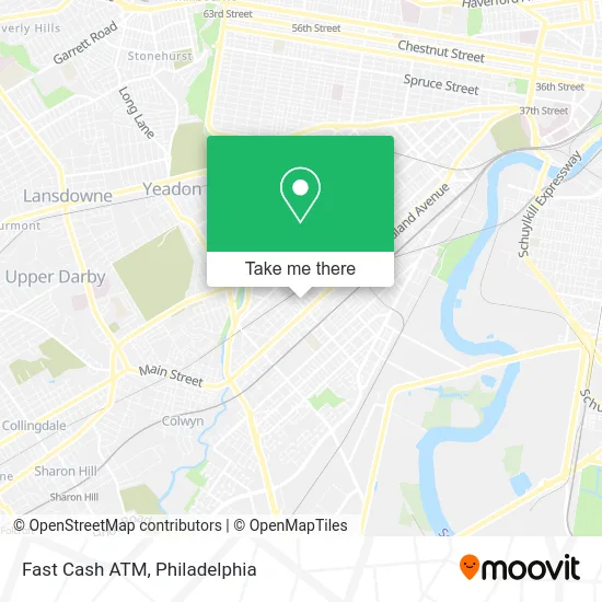 Fast Cash ATM map