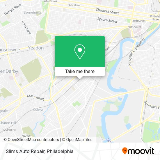 Mapa de Slims Auto Repair