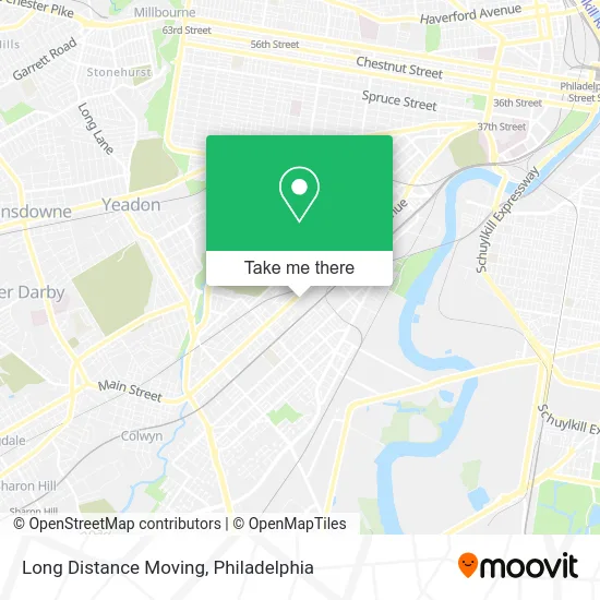 Long Distance Moving map