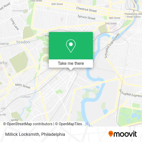 Millick Locksmith map
