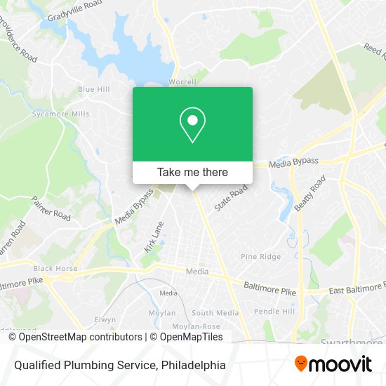 Mapa de Qualified Plumbing Service