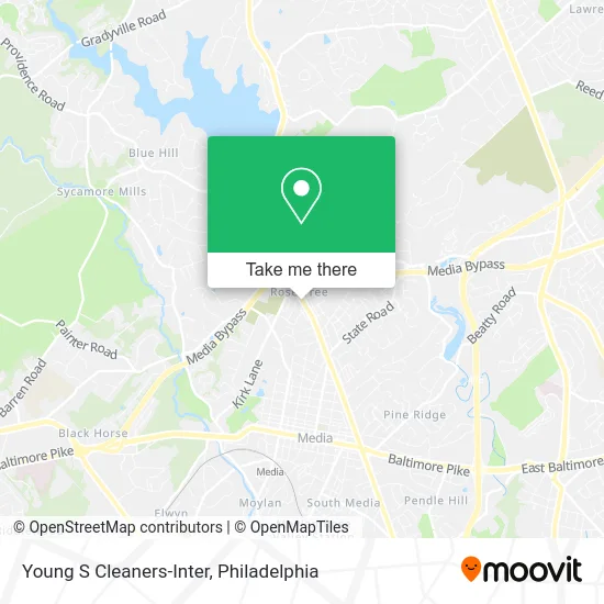 Young S Cleaners-Inter map