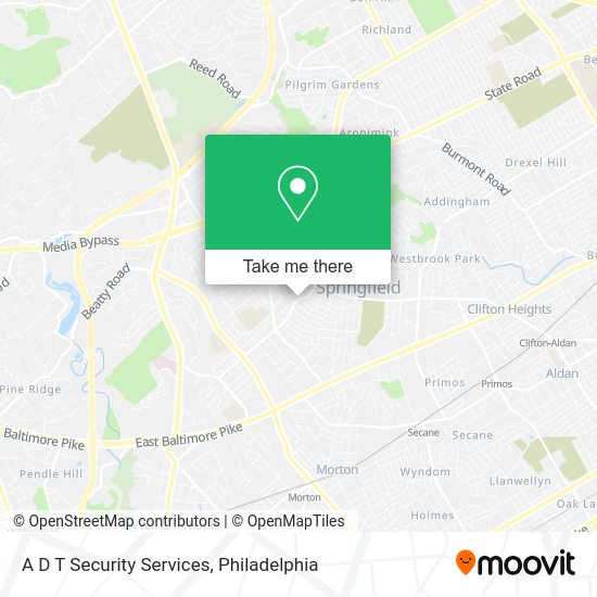 Mapa de A D T Security Services