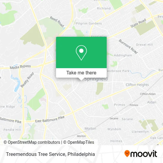 Treemendous Tree Service map