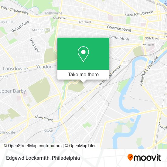 Edgewd Locksmith map