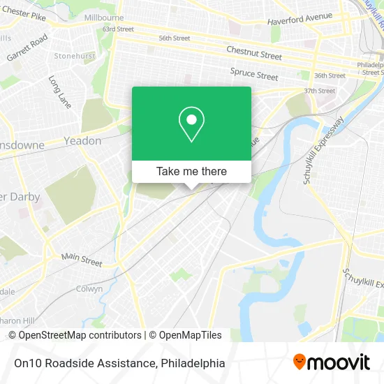 Mapa de On10 Roadside Assistance