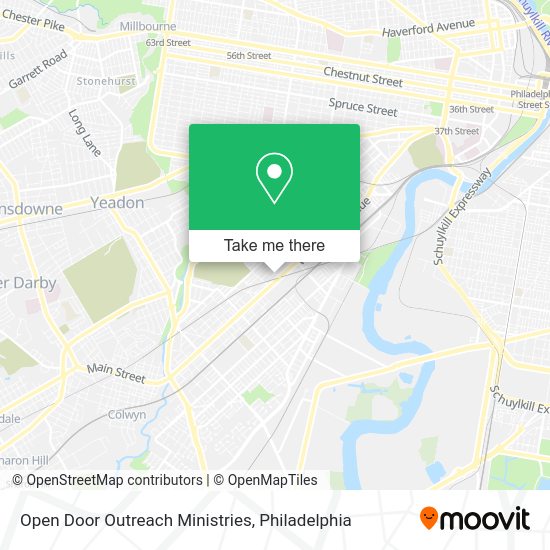 Open Door Outreach Ministries map