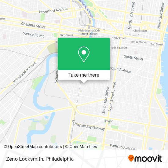 Mapa de Zeno Locksmith