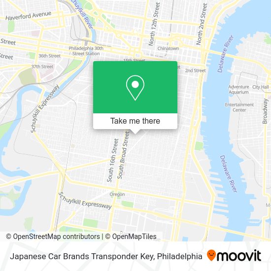 Mapa de Japanese Car Brands Transponder Key