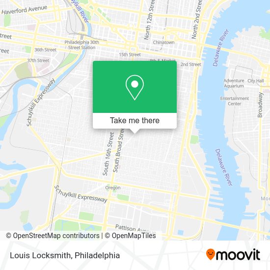 Louis Locksmith map