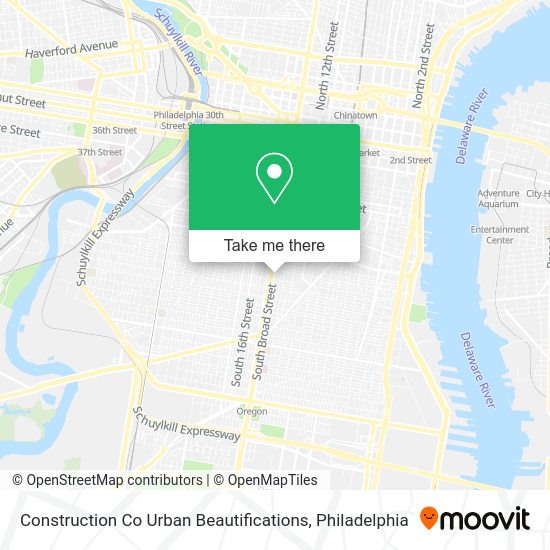 Construction Co Urban Beautifications map