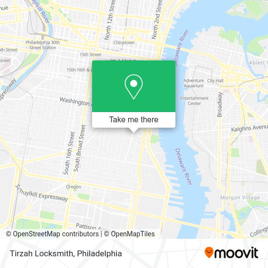 Tirzah Locksmith map