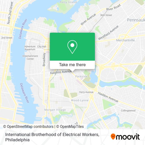 Mapa de International Brotherhood of Electrical Workers