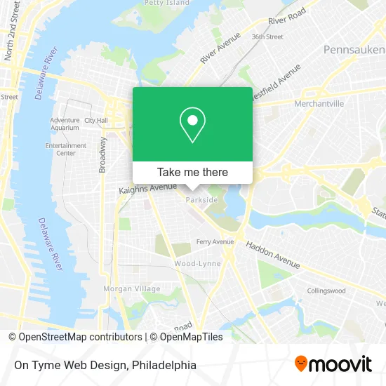 On Tyme Web Design map