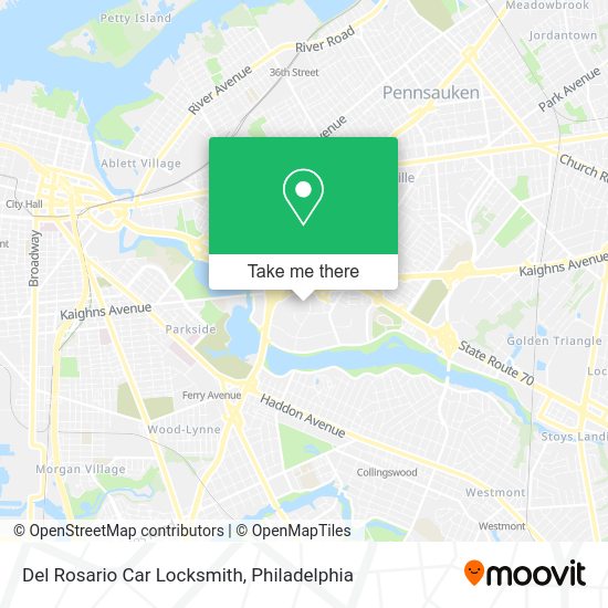 Mapa de Del Rosario Car Locksmith