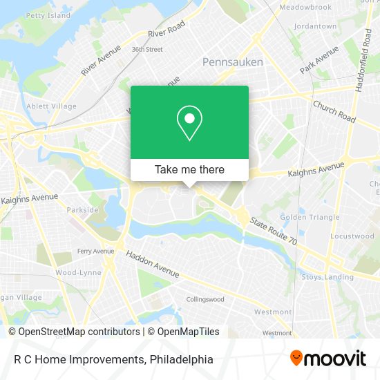 R C Home Improvements map