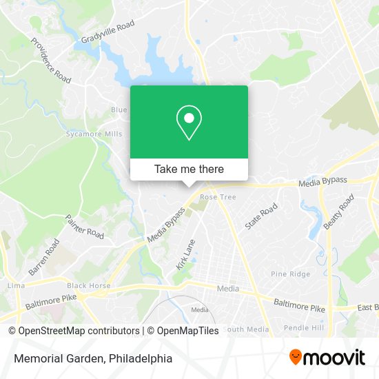 Mapa de Memorial Garden