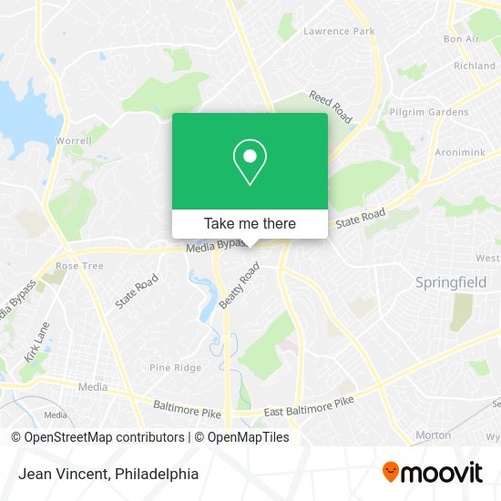 Mapa de Jean Vincent
