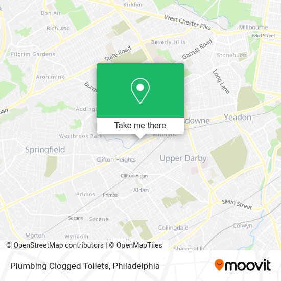 Plumbing Clogged Toilets map