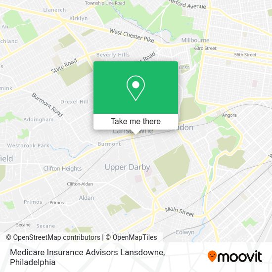 Medicare Insurance Advisors Lansdowne map