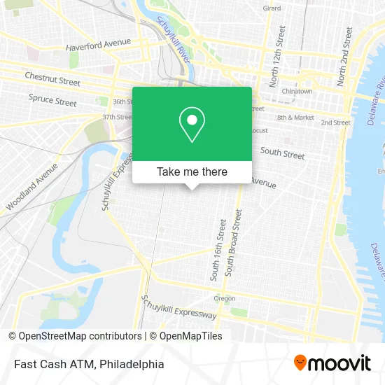 Fast Cash ATM map