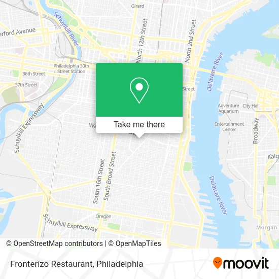 Fronterizo Restaurant map