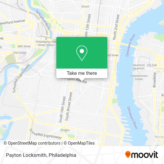 Payton Locksmith map