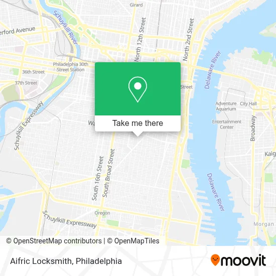 Aifric Locksmith map