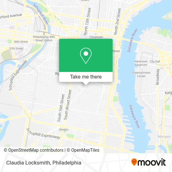 Claudia Locksmith map