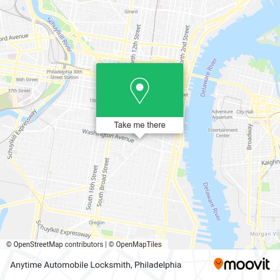 Mapa de Anytime Automobile Locksmith