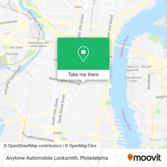 Mapa de Anytime Automobile Locksmith