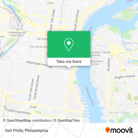 Sell Philly map