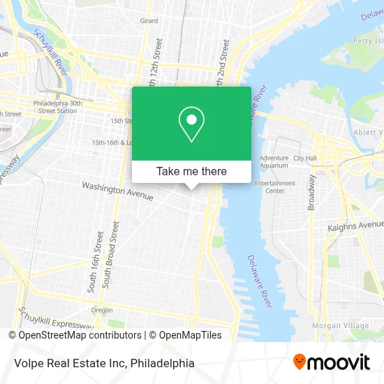 Volpe Real Estate Inc map